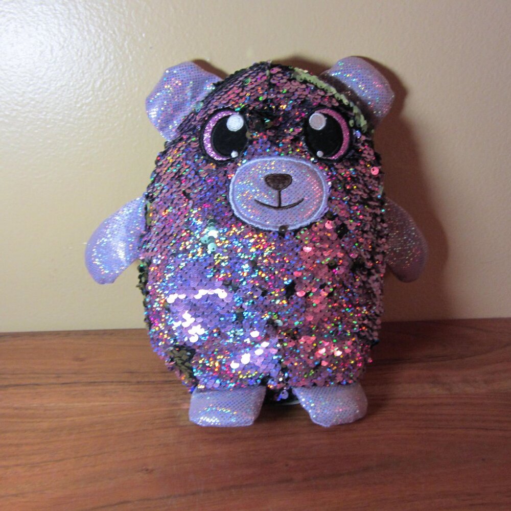 5 for $25 - plush shimmeez sequin BENJI bear (W3608)